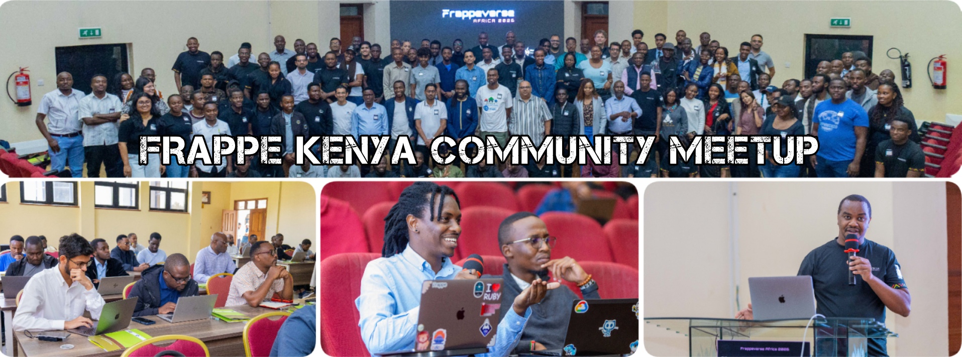 Frappe Kenya Meetup Banner